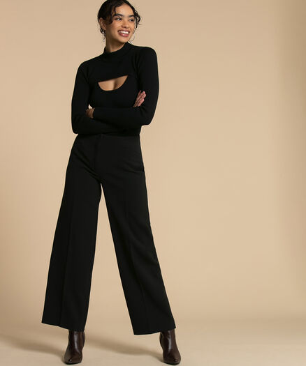 Cut-Out Shrug Sweater, Black Cut-Out Shrug Sweater, Black