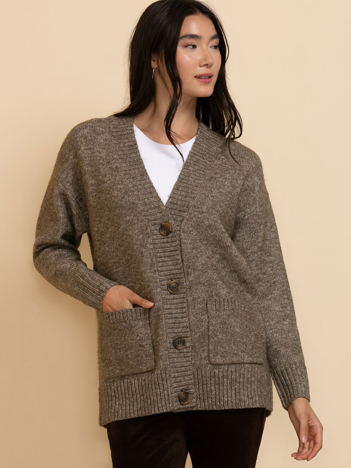 Warehouse cosy clearance button cardigan