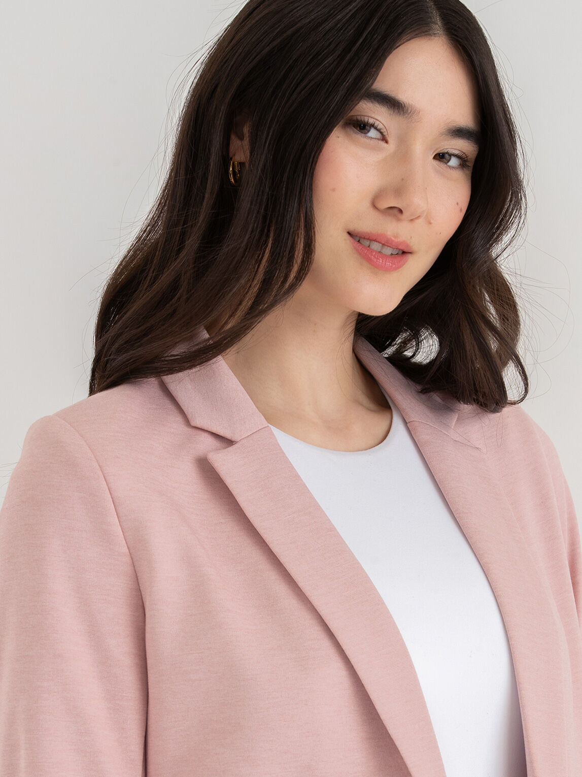 Pink ponte blazer online