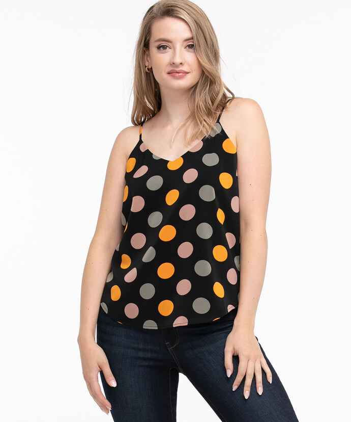 Strappy Double-Layer Tank Blouse Image 1