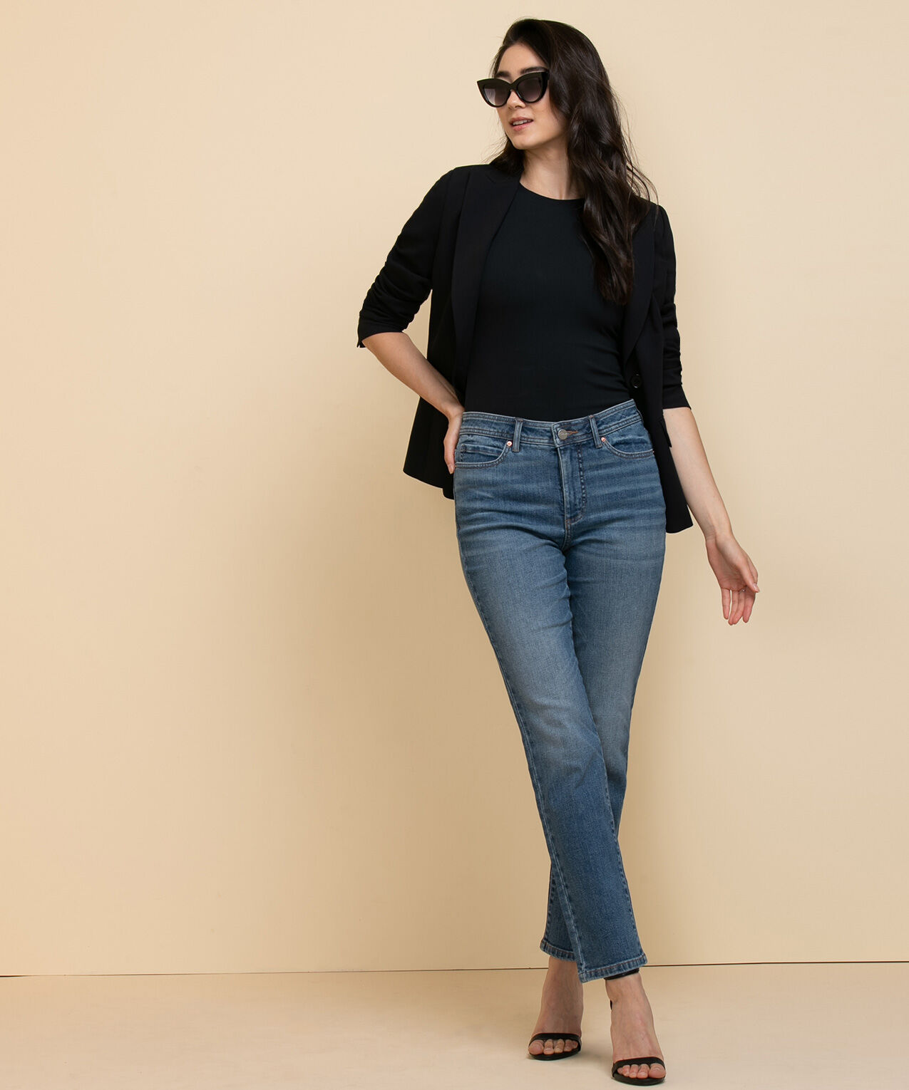 Pantalon hotsell straight leg