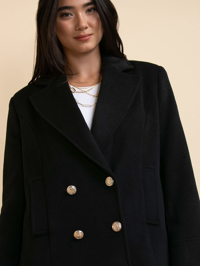 Taylor Double Breasted Peacoat Image 3