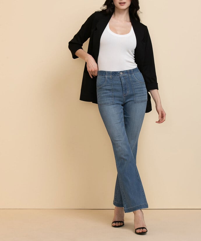 Frankie Flare Jean with Patch Pocket by LRJ Image 4