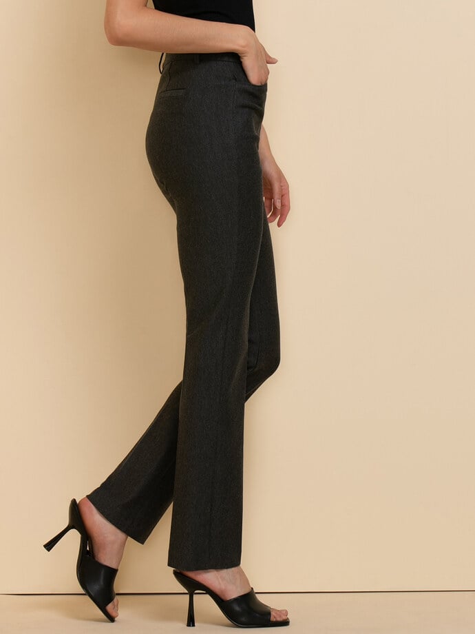Spencer Straight Leg Pant in Luxe Ponte - Extra Long Image 3