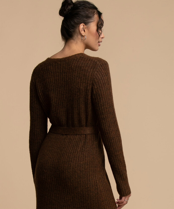 Button Front Sweater Dress Image 6