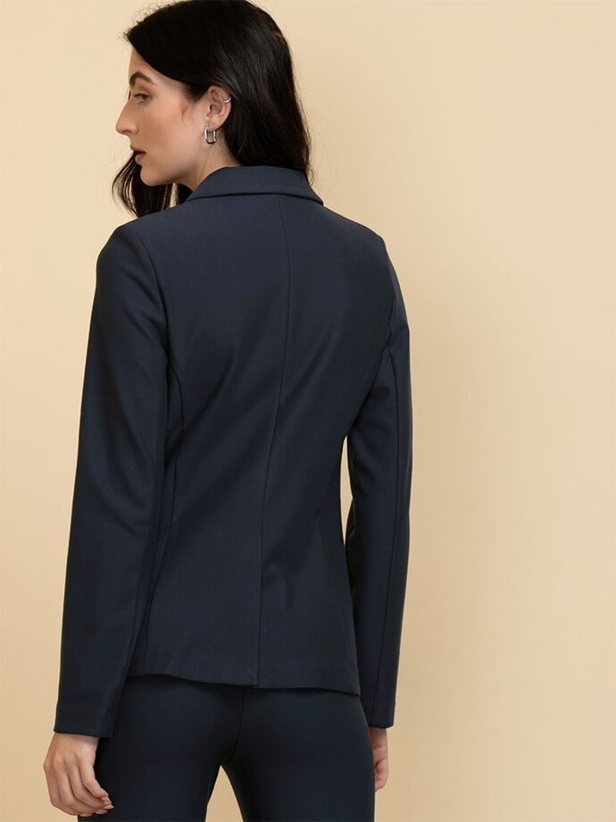 Oxford Suiting Blazer in Luxe Ponte Image 4