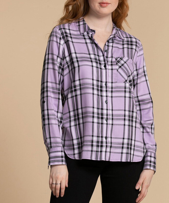Long Sleeved Shirt with One Pocket Image 5