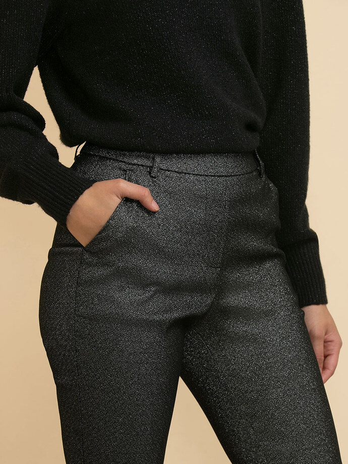 Alfie Slim Pull-On Shimmer Pant Image 2