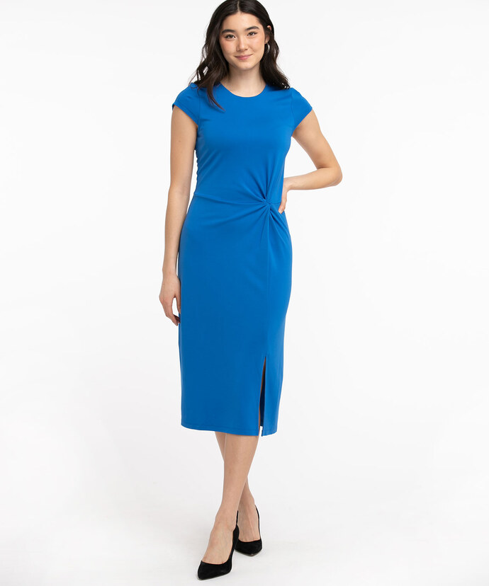 Knotted Short Sleeve Dress Image 2