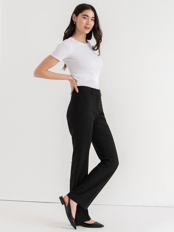 Bradley Bootcut in Luxe Tailored Pant Image 3