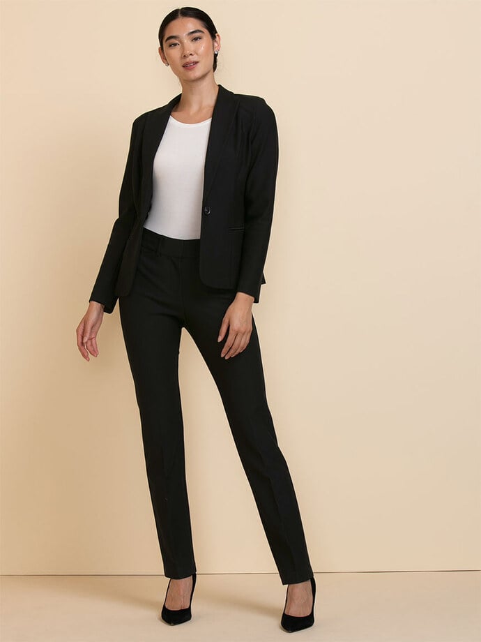 Oxford Classic Suit Blazer in Luxe Ponte  Image 4
