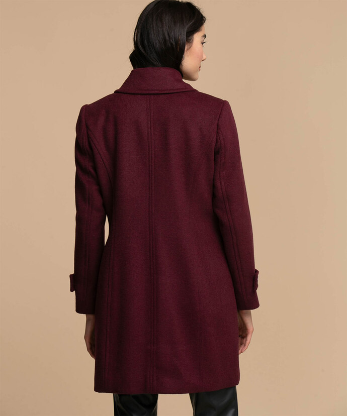 Double Breasted Wool Blend Coat Image 5