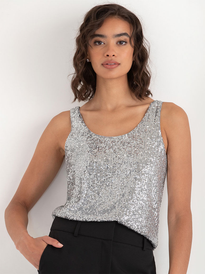 Sleeveless Sequin Top Rickis