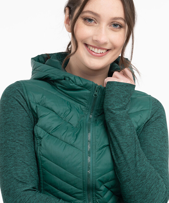 Quilted Athletic Jacket Image 2