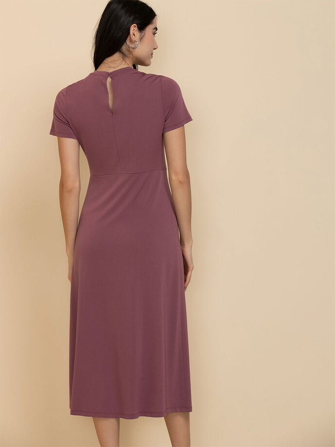 Short Sleeve Midi Dress Image 6