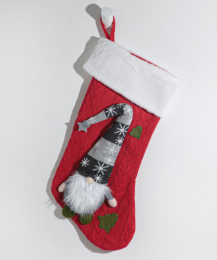 Gnome Stocking, Red