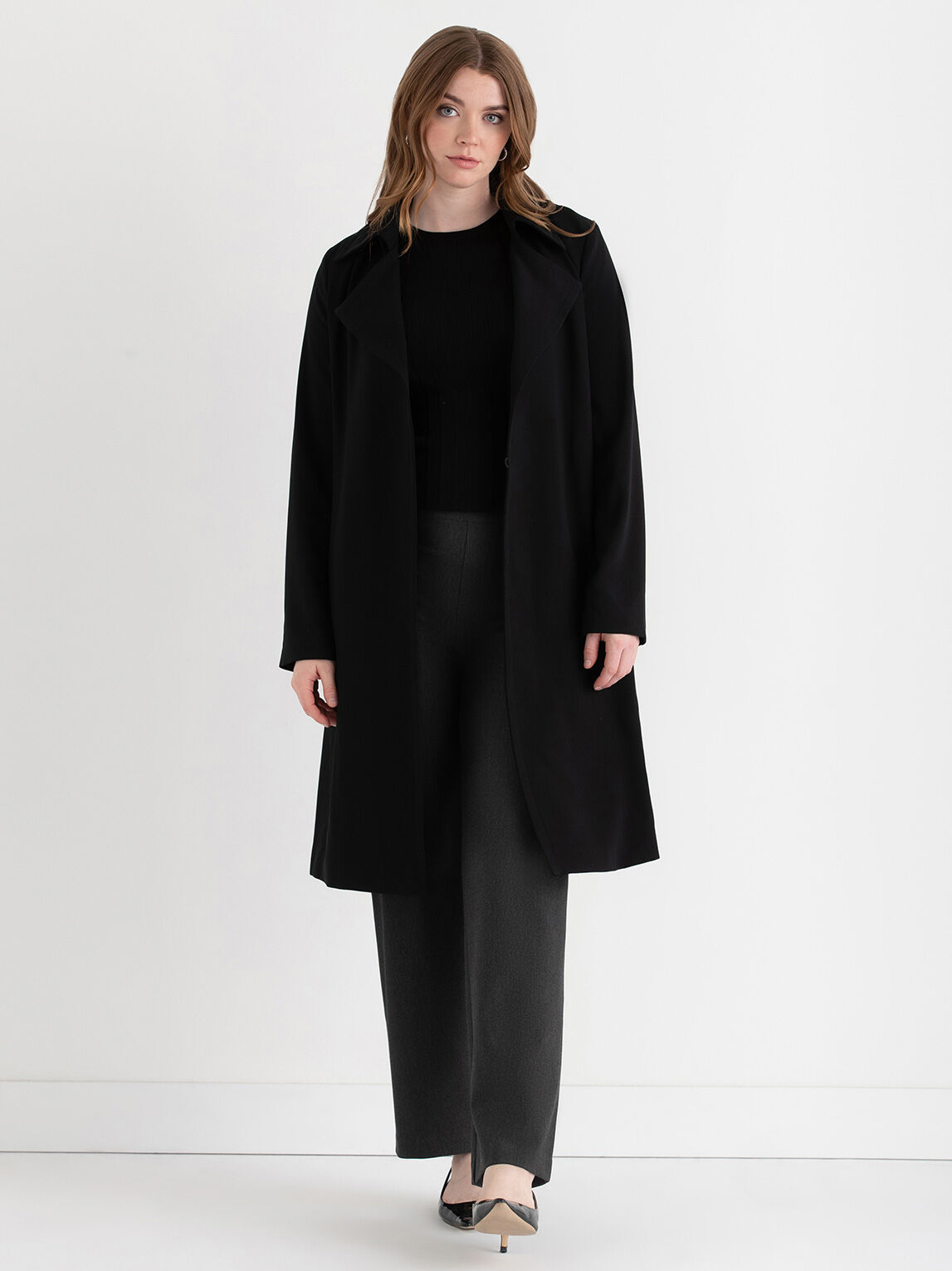 Belted Trench Coat Blazer Rickis