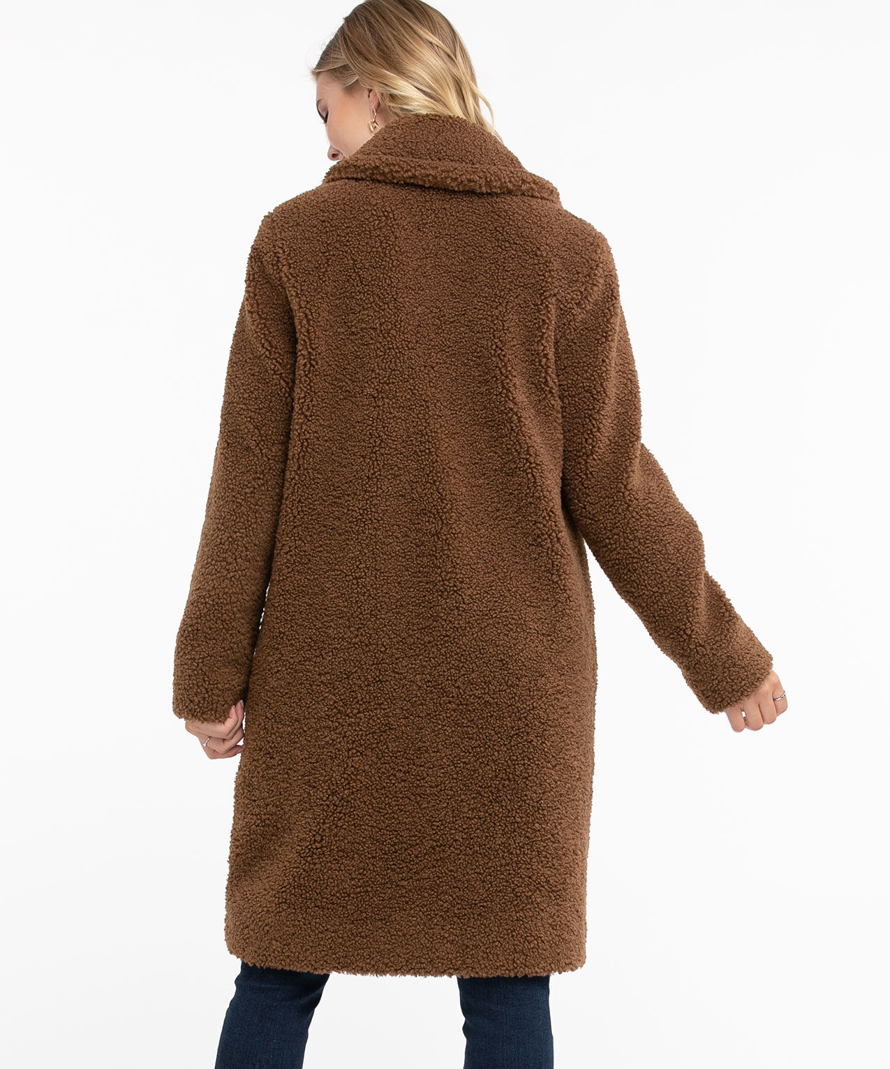 Lucky brand missy teddy bear faux hotsell fur jacket