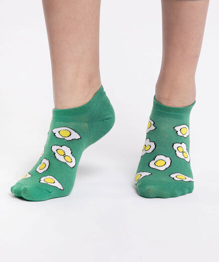 Egg Liner Socks, Green