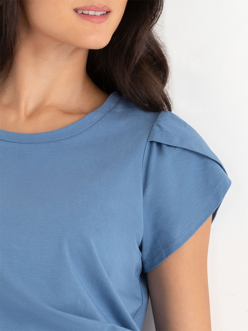 Pouf Tee in Tulip Print by Soor Ploom - Last One In Stock