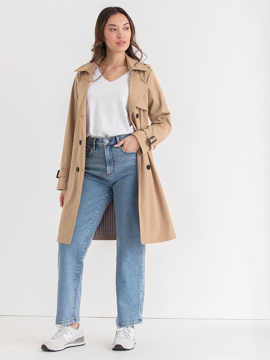 Long Double Breasted Trench | Point Zero