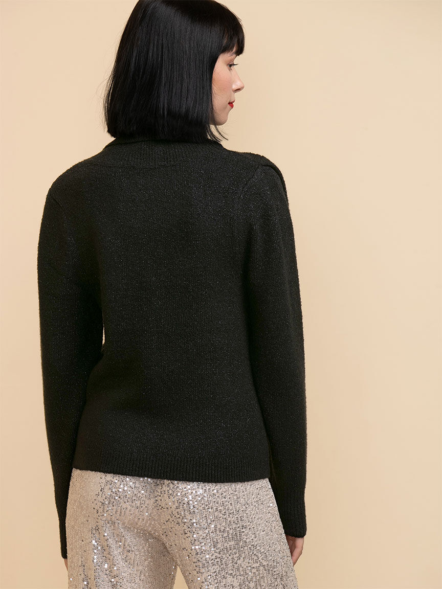 Puff Sleeve Turtleneck Sweater Rickis