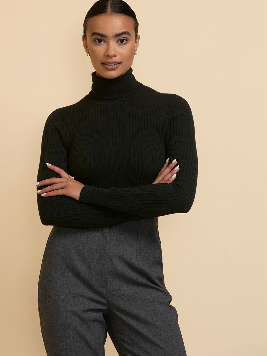 Rib Turtleneck Sweater Rickis