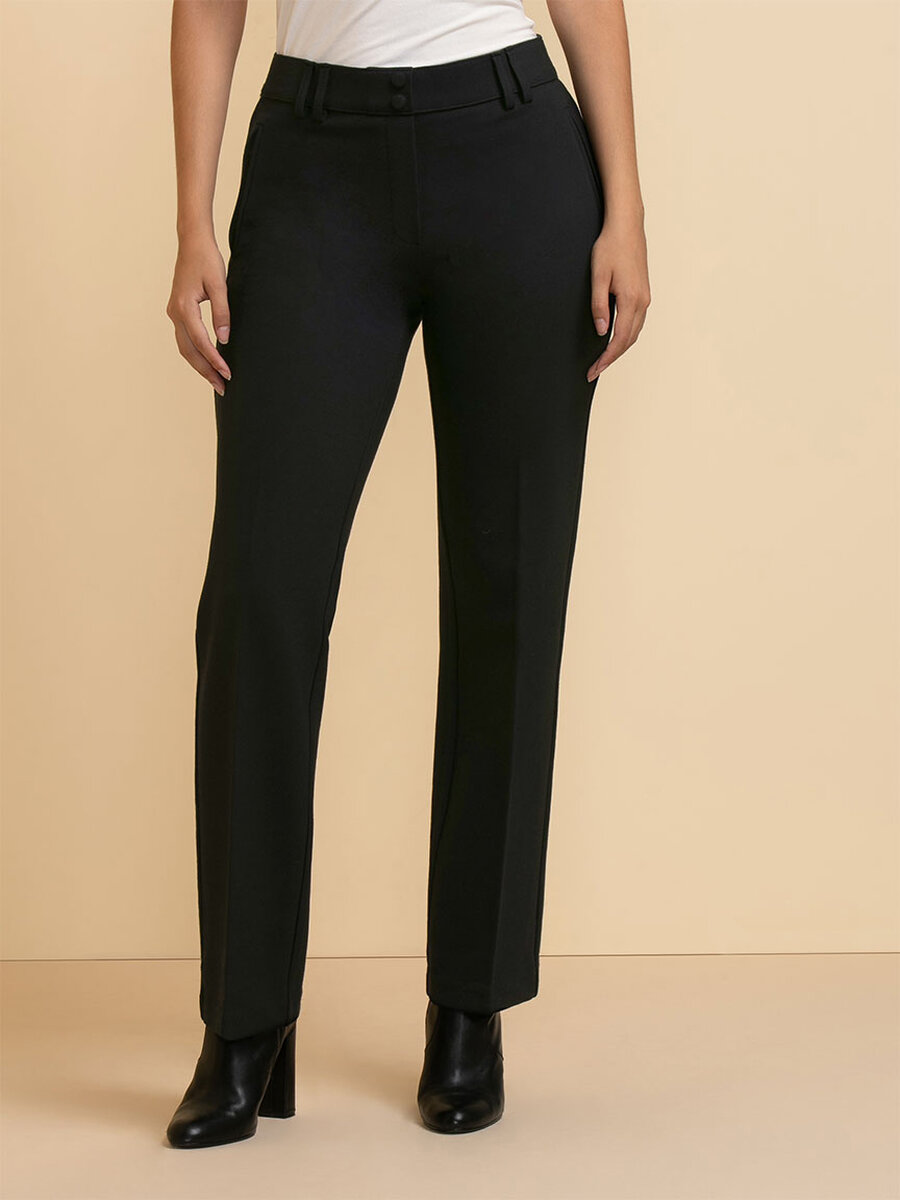 Ponte Pull On Bootcut Pant by Jules & Leopold