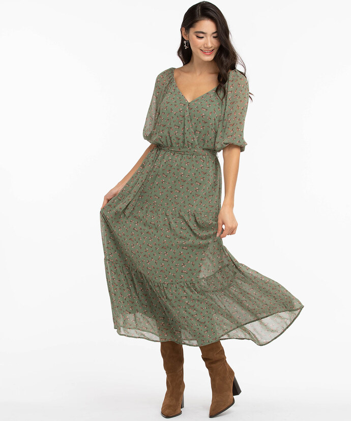 Luxology Tiered Maxi Dress Image 6