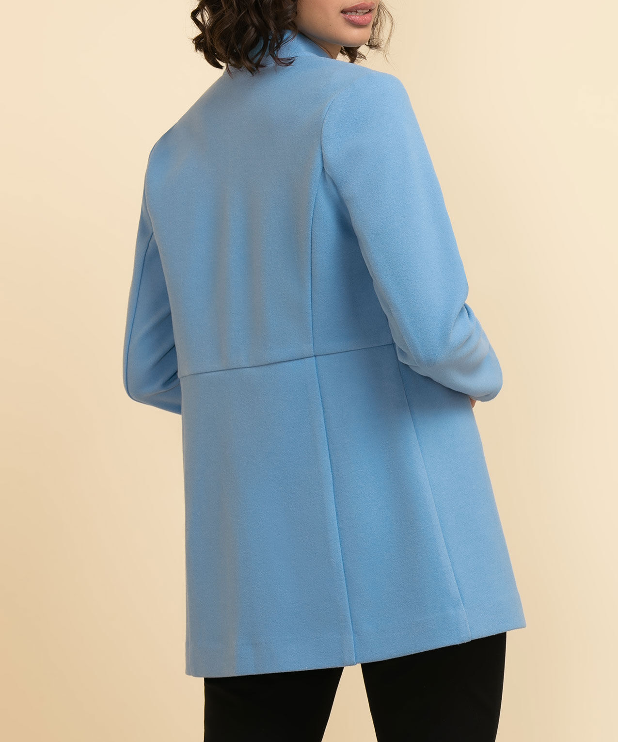 Inverted lapel top