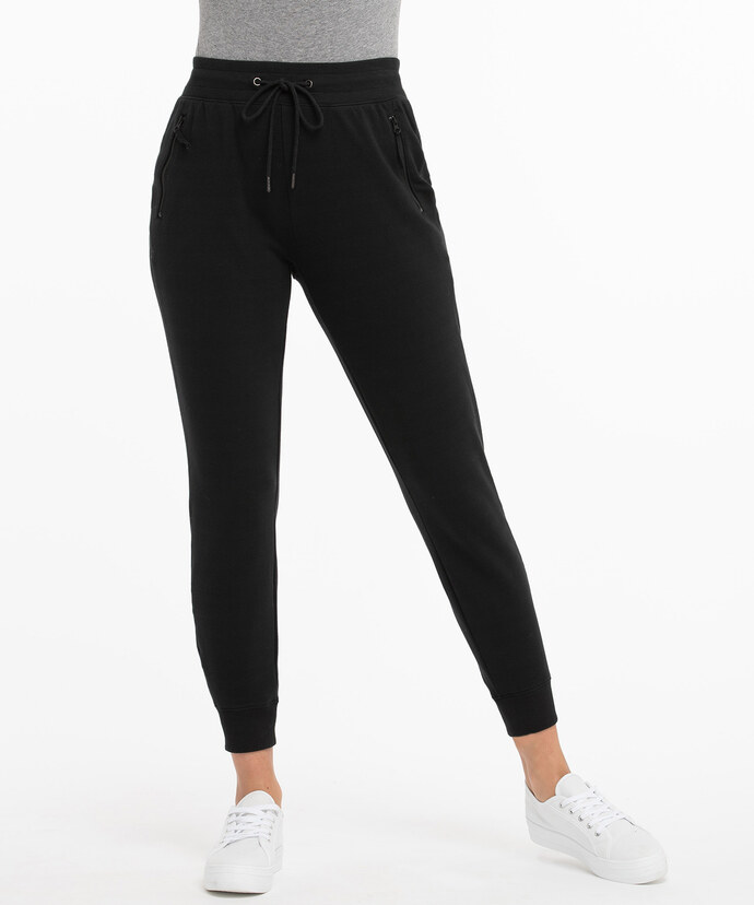 French Terry Zipper-Pocket Jogger Image 1