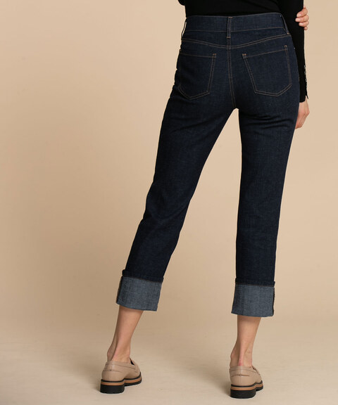 Sylvie Slim Cuffed Jeans
