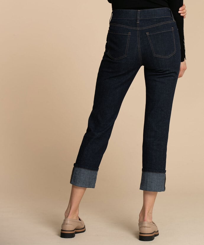 Sylvie Slim Cuffed Jeans Image 4