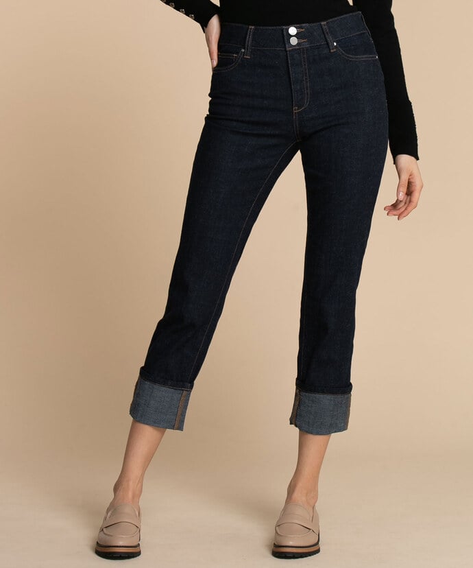 Sylvie Slim Cuffed Jeans Image 3