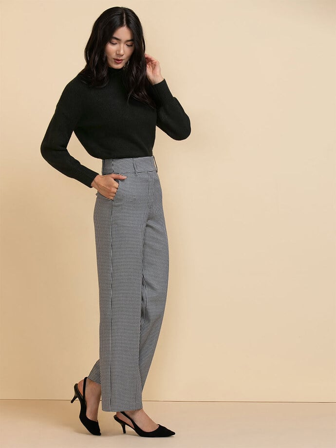 Vaughn Trouser in Patterned Luxe Tailored Image 1