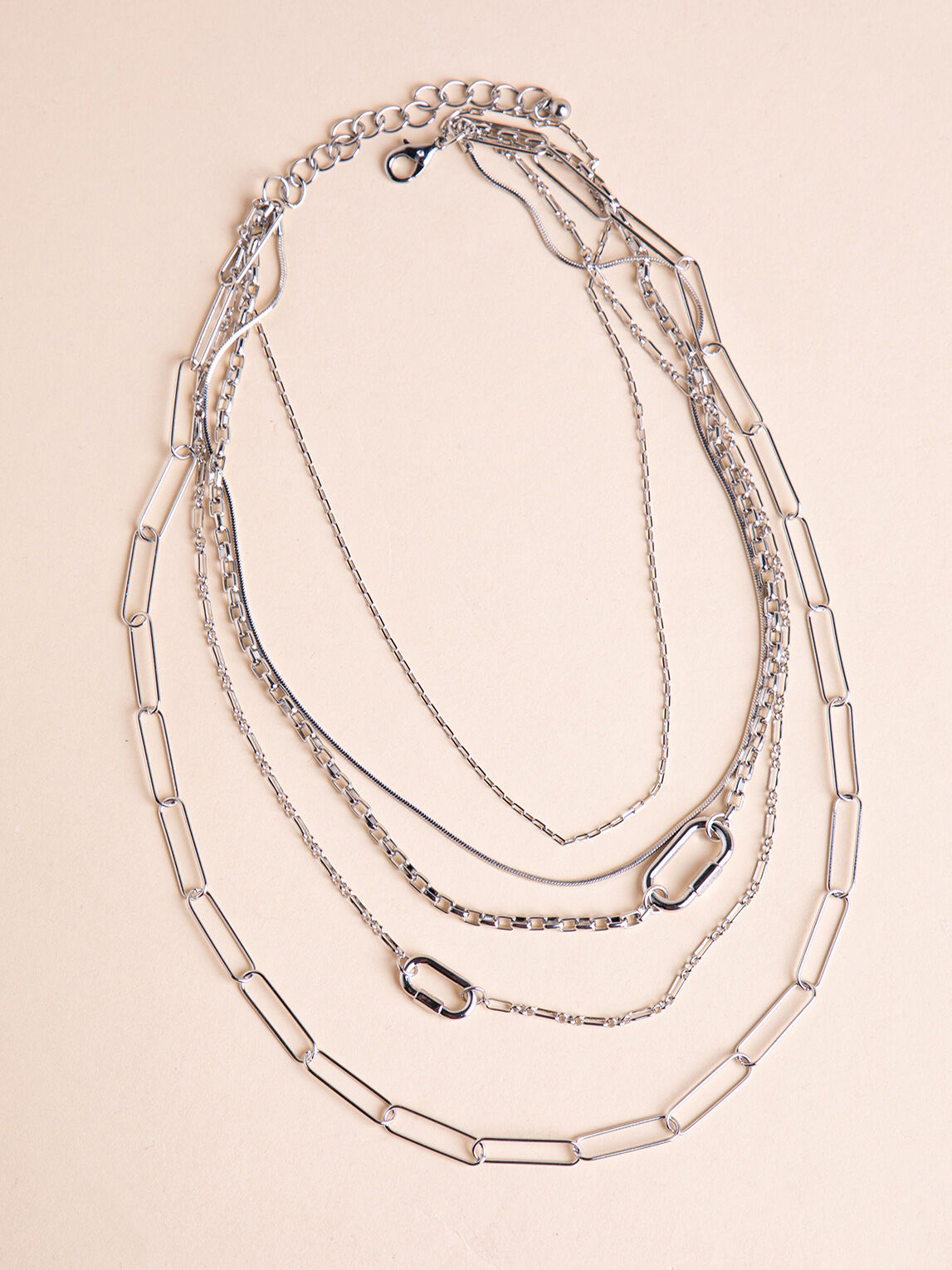 Layered chain hotsell link necklace