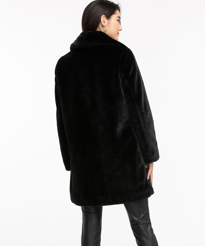 Faux Fur Coat Image 4