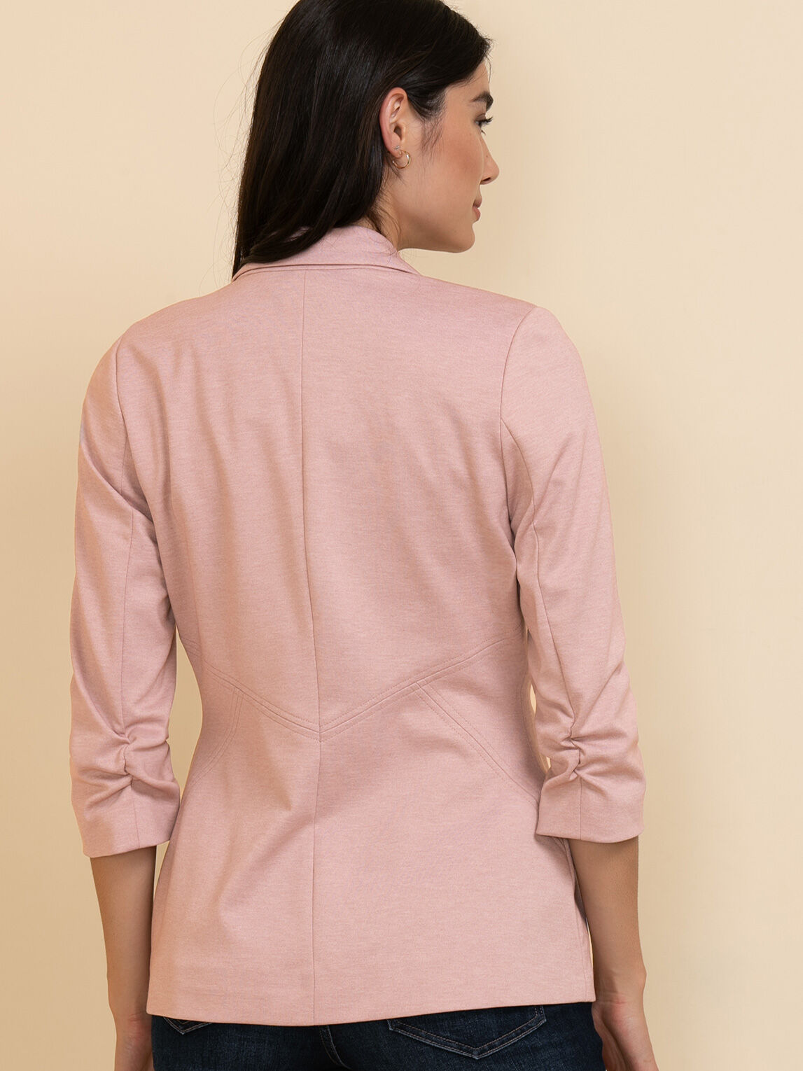 Pink discount ponte blazer