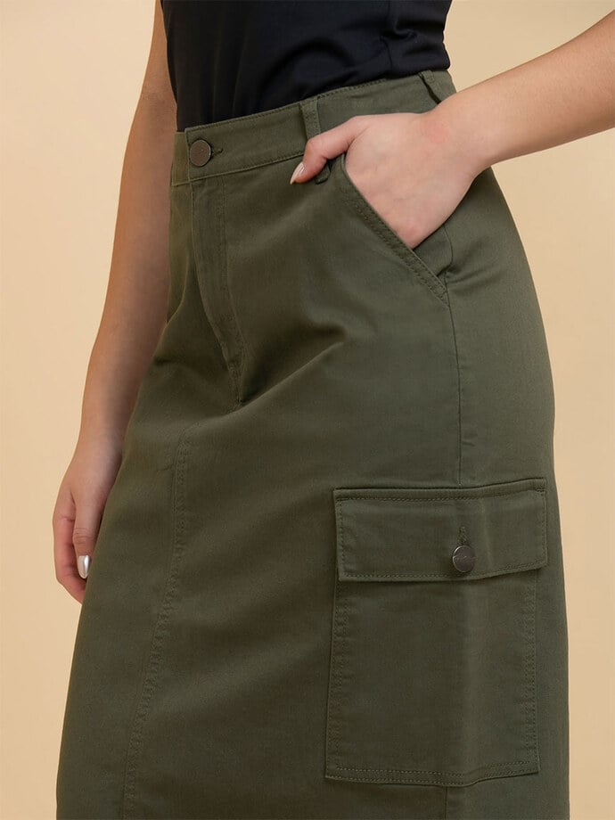 Cargo Midi Skirt Image 3