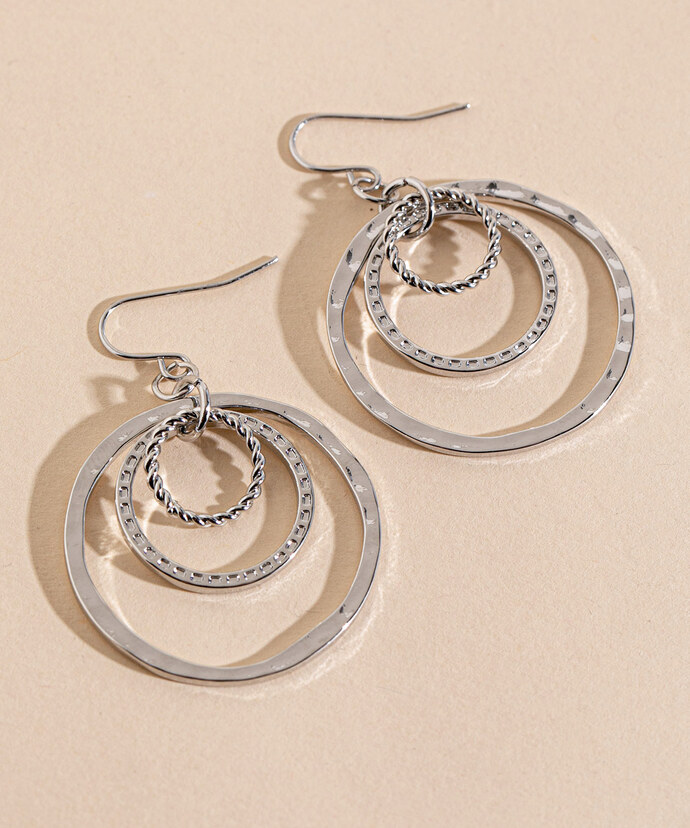 Drop Down Circular Chandelier Earrings Image 1