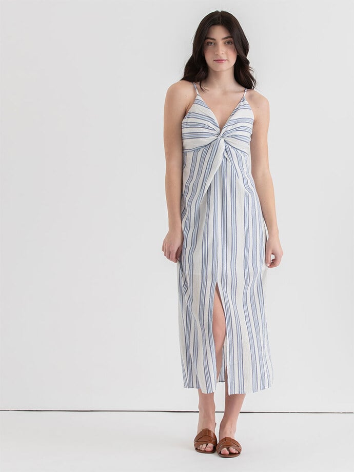 Strappy Twist Front Maxi Dress Image 1