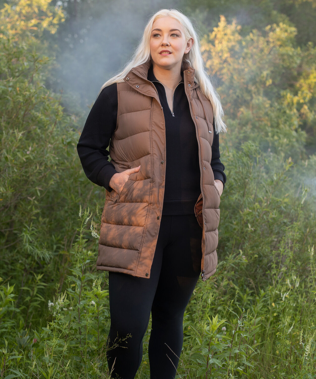 Long Puffer Vest Rickis