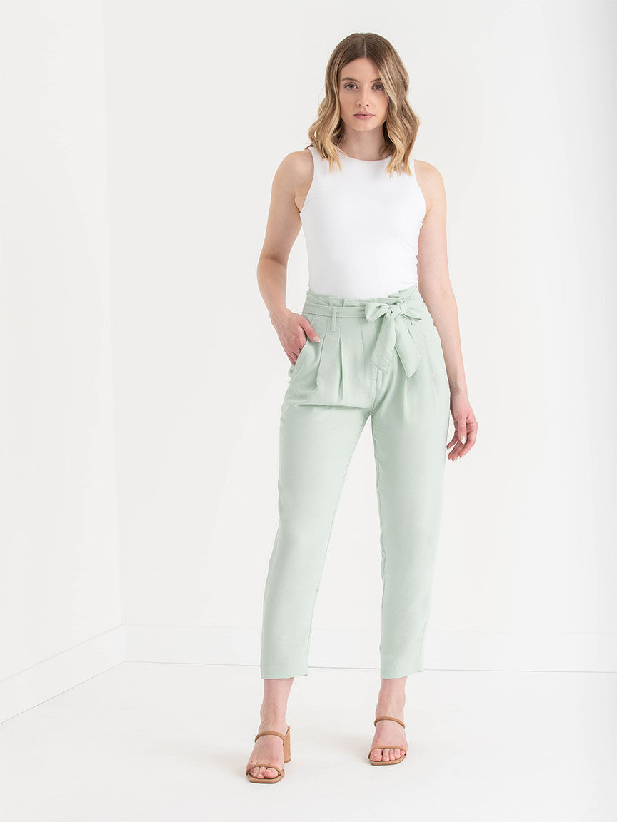 海外最新 Cameron Rickis | Pant Leg Tapered Belted カジュアルパンツ