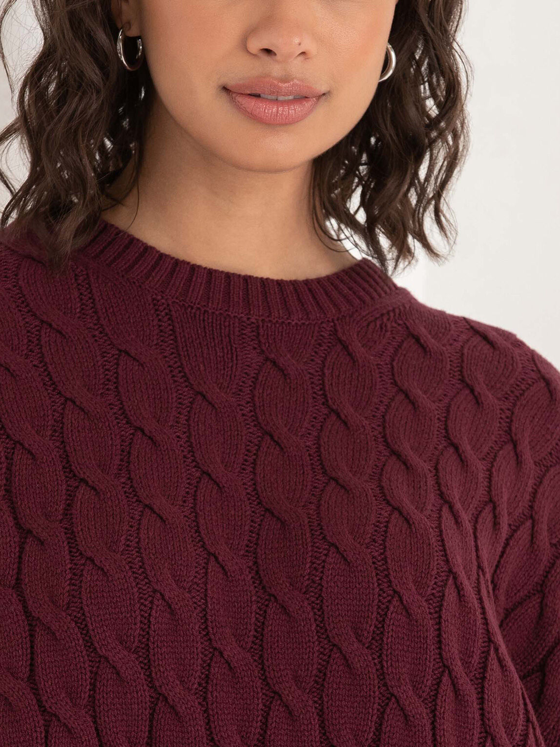 Cable Knit Tunic Sweater | Rickis
