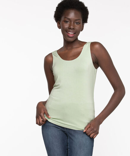 Double Layer Smoothing Cami, Sea Foam
