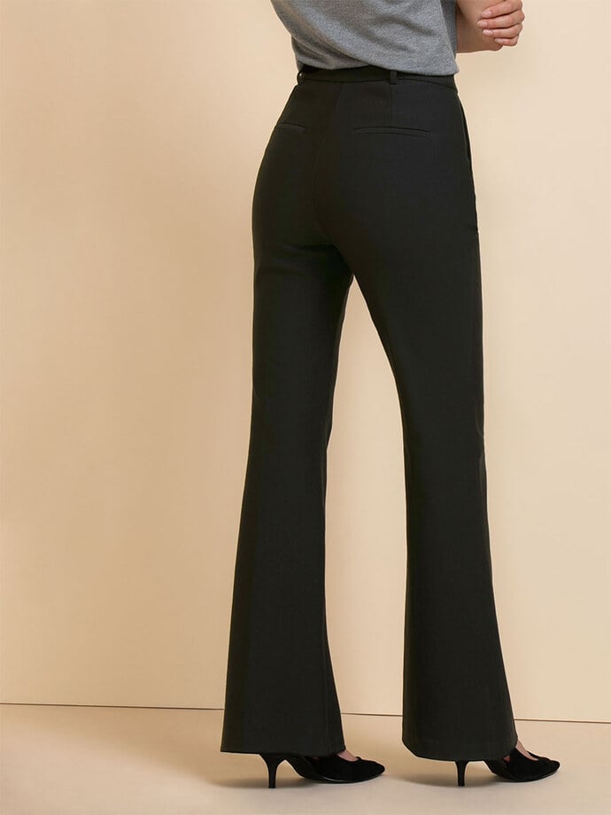 Dylan Flare Pant in Luxe Ponte Image 6