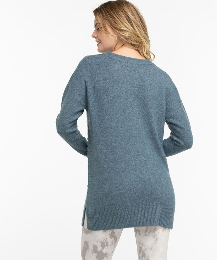 Pom Pom Tunic Sweater Image 4