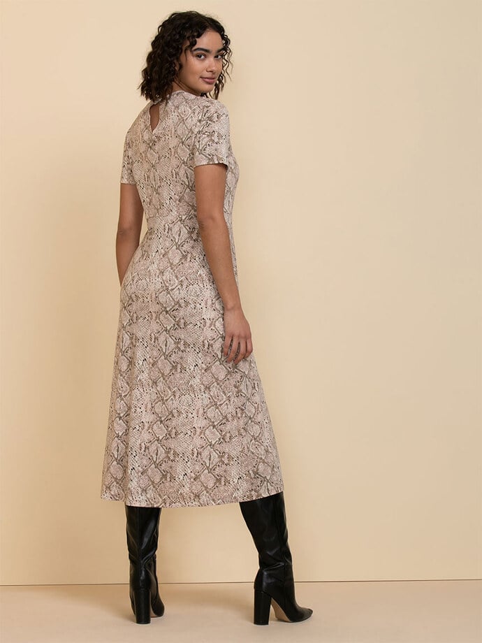 Short Sleeve Midi Dress Image 4