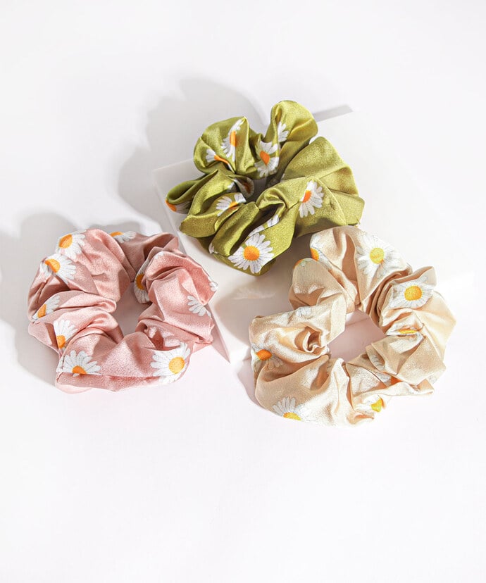 Daisy Scrunchie 3-Pack Image 1