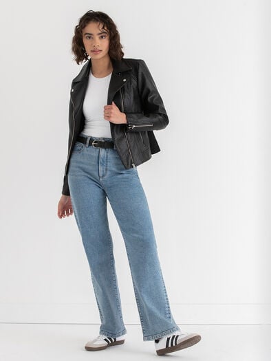 Classic Moto Jacket, Black Classic Moto Jacket, Black